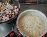 豚しゃぶサラダ+お好みスープ作り方3写真