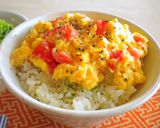 酒粕入りスクランブルエッグ✻小丼仕立て作り方8写真