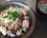 豚しゃぶサラダ+お好みスープ作り方5写真