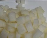 材料2つ☆麻婆大根☆作り方1写真