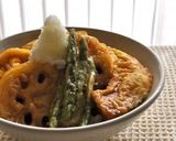 甘い天丼のたれ　天丼　残った天ぷらで！作り方6写真