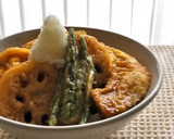 甘い天丼のたれ　天丼　残った天ぷらで！作り方6写真