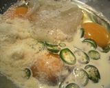 白魚と青唐辛子のイタリア風オムレツ作り方1写真