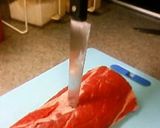 グラム100円の輸入牛肉のワイン・醤油煮作り方1写真