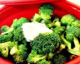 朝食に２分♪簡単ﾌﾞﾛｯｺﾘｰの塩麹蒸し作り方1写真