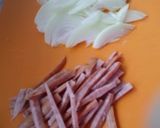 うどんdeさっぱり簡単カルボナーラ♪作り方1写真