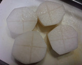 おでんの素で!!!大根とこんにゃくの煮物作り方1写真
