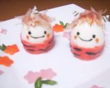 クマっぷのお雛様ちらし寿司プレート♪作り方12写真