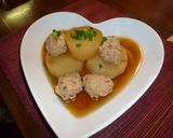 優しい美味しさ♥大根と鳥団子の煮物作り方10写真