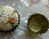 ゆかり・三つ葉・チーズのおにぎり作り方5写真