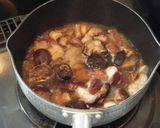 中華蝋肉とかぼちゃと椎茸の煮物作り方4写真