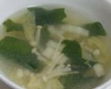 白菜とワカメの中華スープ作り方7写真