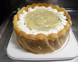 プリンのムースでケーキ♪ビスキュイ仕立て作り方35写真