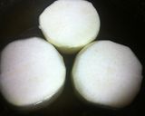 ほう葉味噌ｄｅふろふき大根！作り方2写真