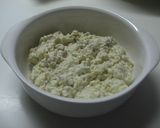 豆腐でヘルシー！梅グラタン作り方1写真