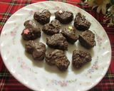 きな粉（はったい粉、米ぬか）入りチョコ作り方15写真