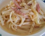 うどんdeさっぱり簡単カルボナーラ♪作り方5写真