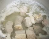 豚バラ角切りのミソ焼き作り方1写真