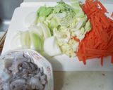 イカと野菜のさっぱり炒め☆作り方1写真