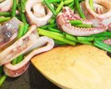 イカとニンニクの芽作り方2写真