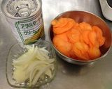＊＊にんじんとコーンのクリームスープ＊＊作り方1写真