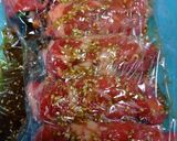 牛肉の牛蒡いんげん人参巻き韓国風甘辛たれ作り方4写真