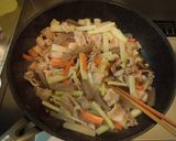 モリモリ！ご飯がすすむピリ辛豚根菜煮作り方3写真