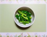 簡単夕飯！ピーマン舞茸ベーコンの野菜炒め副菜弁当作り方2写真