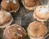 しいたけとれんこんのはさみ焼き作り方6写真