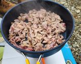 【山ご飯】肉野菜炒め作り方6写真