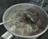 こんにゃくと豚薄切り肉の☆胡麻味噌煮作り方2写真