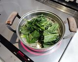ほうれん草ともやしの中華スープ作り方2写真