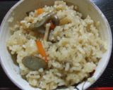 かしわ飯風野菜の炊き込みご飯作り方3写真