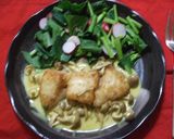 白身魚のソテーカレー風味クリームソース作り方4写真