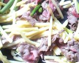 簡単♪牛肉の甘辛オイスター炒め作り方1写真