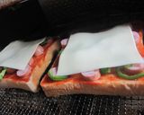 朝からピザ気分トースト♪作り方3写真