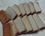 厚揚げ海苔巻きのバターソテー作り方1写真