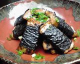 厚揚げ海苔巻きのバターソテー作り方6写真