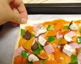 HB♪天板一枚でスティックピザパン作り方6写真