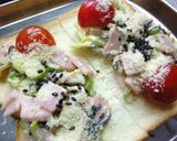 ハム×塩麹の和風トースト　わさび風味作り方5写真