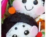 ♡ひな祭り♡3人官女ちゃん＊キャラ弁作り方4写真