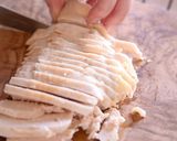 香味旨だれで食すレンチン蒸し鶏作り方9写真