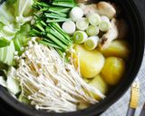 野菜ナムルと韓国万能調味料でビビン麺作り方12写真