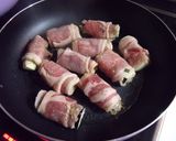 ✽なすの味噌ねぎ肉巻き✽作り方3写真