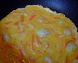 かにかまと卵パラっと簡単美味しい蟹玉炒飯作り方3写真