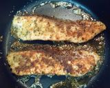 フライパンdeしっかり味の鮭のパン粉焼き作り方5写真
