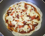 ぎょうざの皮で♪なんちゃってＰｉｚｚａ作り方3写真