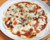 ぎょうざの皮で♪なんちゃってＰｉｚｚａ作り方4写真