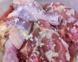 塩麹で柔らかい♡骨付鳥ももトマト煮込み♫作り方4写真