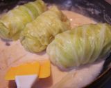 ロールキャベツ きのこクリームソース作り方7写真